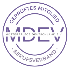 geprüftes Mitglied Mütterpflege Deutschland e.V.